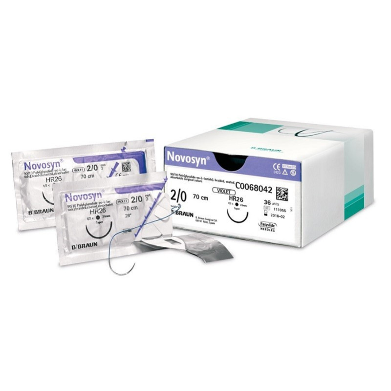 Fili Novosyn 1 pz. - sutura sintetica assorbibile per uso dentale
