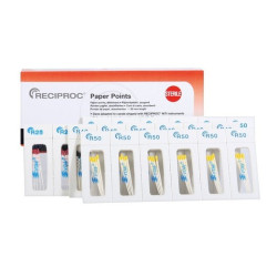 Reciproc sterile paper points set - 144 pcs for endodontics