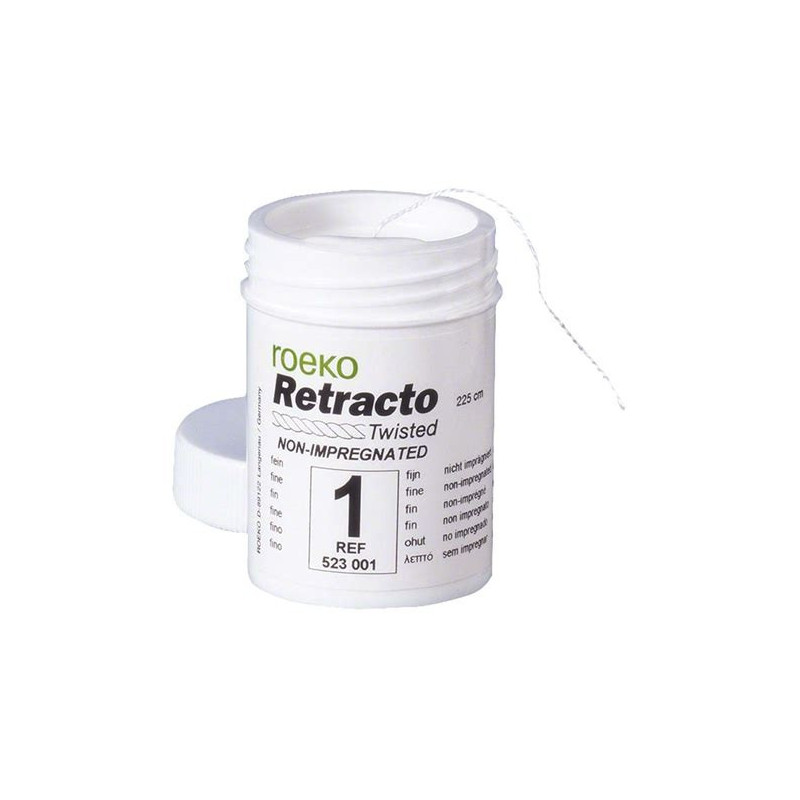 Roeko braided retracto threads for precise gingival retraction
