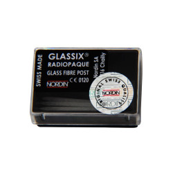 Glassix 6 pcs. dental fibers in varying diameters, 20mm length