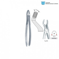 Pinza de extracción Fig. 67 Un diente de sabiduría superior - 