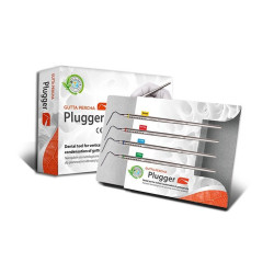 Ensemble Plugger Gutta Percha 4 pcs en acier inoxydable