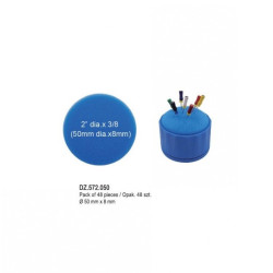 Kempinės šaknies kanalų įrankių dezinfekavimo talpyklai 50mm x 8mm 48 vnt. DZ.572.050 - 