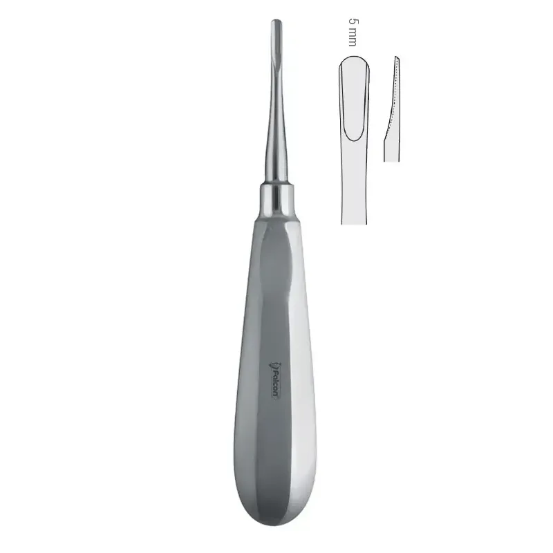 Luksator prosty 5 mm Falcon – stal nierdzewna