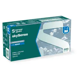 Guanti in nitrile SemperGuard SkySense 200 pz blu
