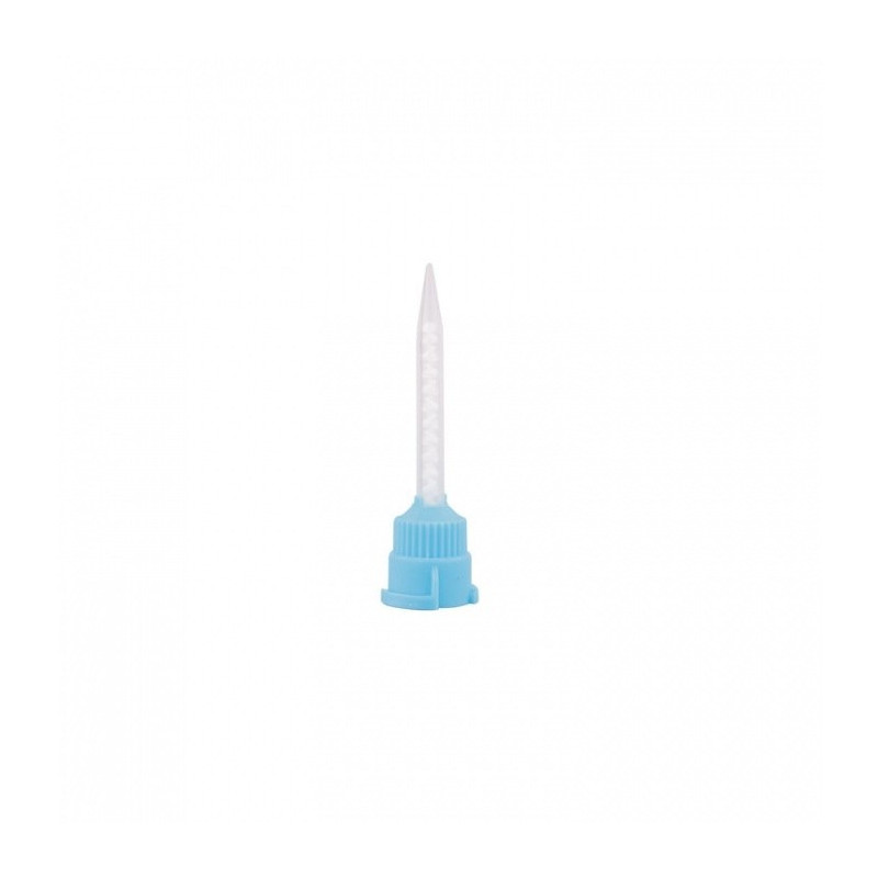 Końcówki mieszające DENTALINE 64mm niebiesko-białe 50 szt.